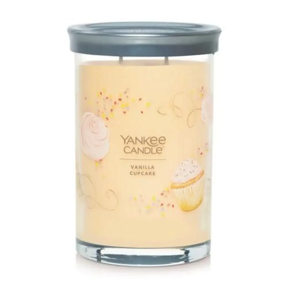 Yankee Candle Vanilla Cupcake Large Tumbler Scented Candles  20 Oz